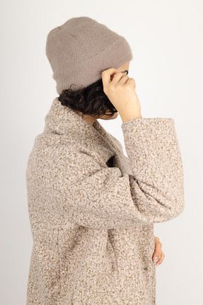 کلاه بژ زنانه MinaCarin - کد 885266120