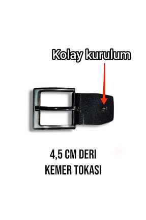 کمربند مشکی زنانه Leather - کد 785536343