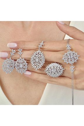 ست نقره زنانه 1+ Effective Diamond - کد 886140413