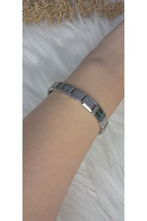 دستبند استیل (فولاد) متالیک زنانه استیل (فولاد) stainles steel - کد 882970859
