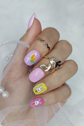 ناخن مصنوعی و اکسسوری بژ Easy Beauty - کد 885336187