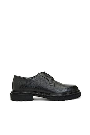 کفش کژوال مشکی مردانه چرم خالص Divarese - کد 885383848