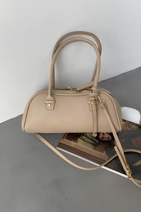 کیف دوشی بژ زنانه چرم مصنوعی JUST BAG - کد 885388829
