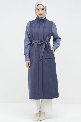 جلیقه حجاب سرمه ای زنانه رگولار Tuğba - کد 885387069