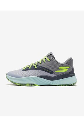 کفش بسکتبال طوسی مردانه پارچه ای Skechers - کد 885409554