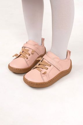 کفش کژوال صورتی بچه گانه چرم خالص kids A more - کد 869930794