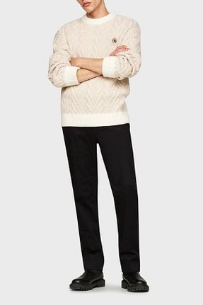 شلوار مشکی مردانه پنبه - الاستین Tommy Hilfiger - کد 873418355