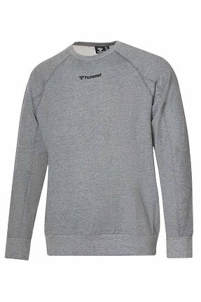 سوئیشرت اسپرت طوسی مردانه یقه دوچرخه hummel - کد 885424803