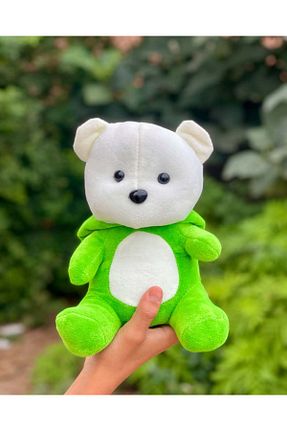 اسباب بازی مخملی سبز بچه گانه 30 cm farddad - کد 885448157