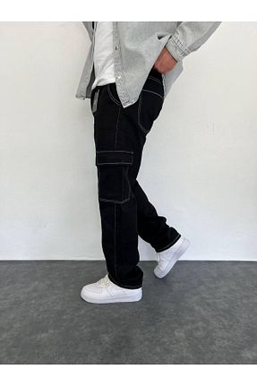 شلوار مشکی مردانه پارچه CARİSMA 81 - کد 885471262