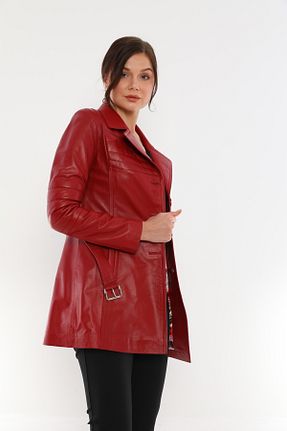کت قرمز زنانه رگولار Basics&More - کد 885474975