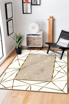 فرش طلائی قابل شستشو ComfortCo - کد 905332115