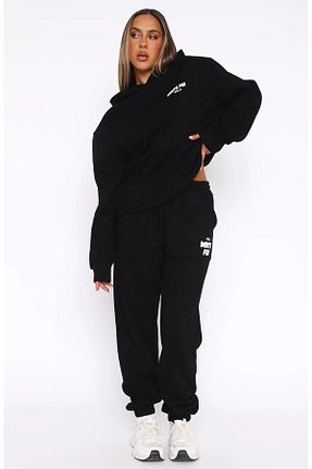 شلوار کرمگن مشکی زنانه اورسایز The Champ Clothing - کد 885511938