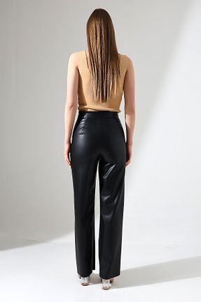 شلوار حجاب مشکی زنانه چرم مصنوعی Zula Moda - کد 885518723