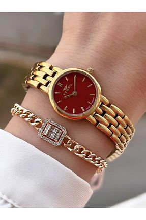 ساعت مچی قرمز زنانه 20-25 میلی متر FERRO - کد 885516736