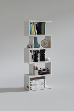 قفسه کتاب سفید 129 سانتی متر Kenzlife - کد 33757832