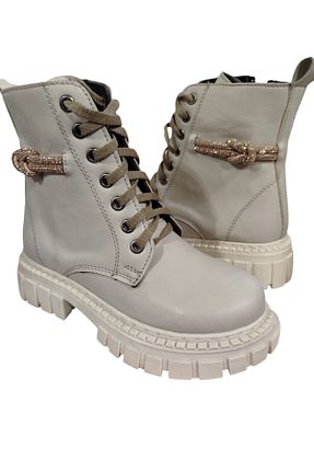 بوت / نیم بوت بژ بچه گانه چرم مصنوعی Fastbrandshoes - کد 885539777