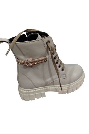 بوت / نیم بوت بژ بچه گانه چرم مصنوعی Fastbrandshoes - کد 885539777