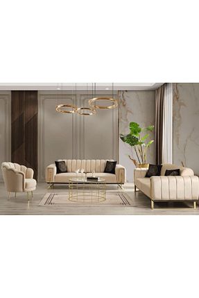 ست مبل نباتی 3+3+1 Mododizayn - کد 834443152