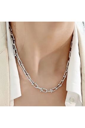 گردنبند استیل ( فولاد ) زنانه استیل (فولاد) Betymery Aksesuar - کد 885552144