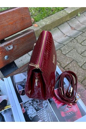 کیف کمری قرمز زنانه چرم خالص beralde - کد 885552146