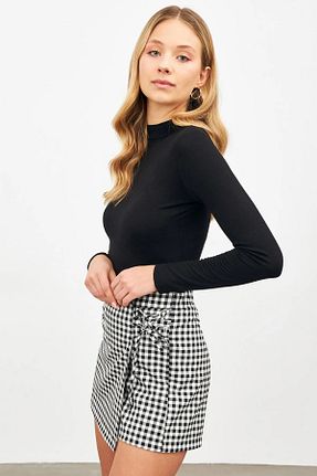 بادی مشکی زنانه یقه دوچرخه Frappant - کد 854118804