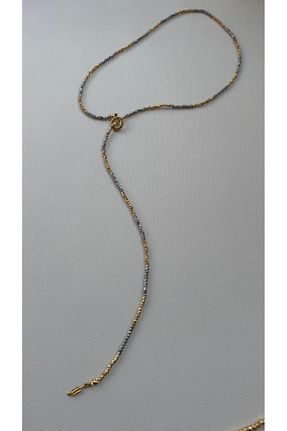 گردنبند استیل ( فولاد ) رنگی زنانه استیل (فولاد) popcouturetr - کد 885571696