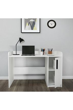 میز تحریر سفید 83 سانتی متر Arnetti - کد 885636035