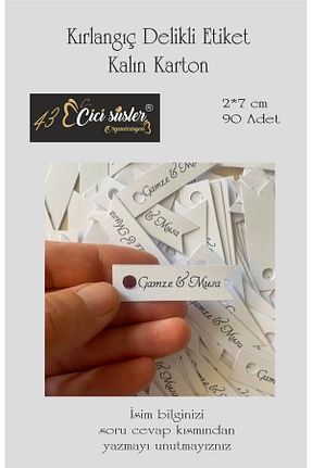 اتیکت 43 cici süsler organizasyon - کد 885648337