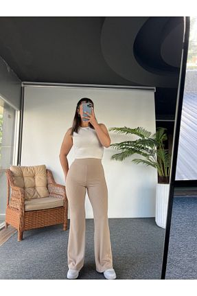 ساق شلواری طوسی زنانه بافت MojerHermosa - کد 885661484