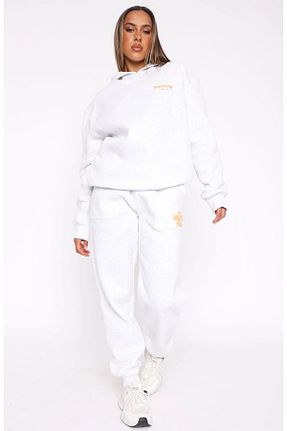 سوئیشرت نارنجی زنانه چاپی The Champ Clothing - کد 885676159