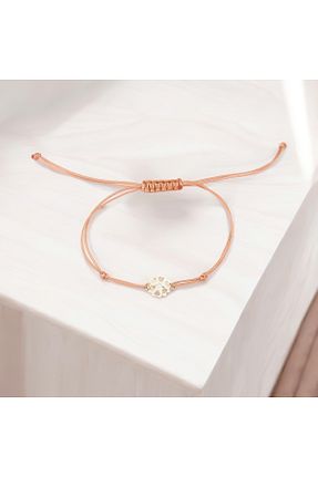 دستبند طلا زرد زنانه 14 عیار Glorria - کد 851644515