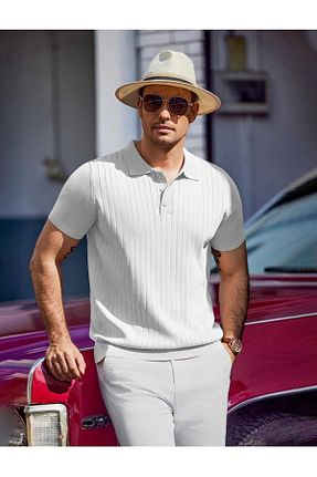 تیشرت سفید مردانه اسلیم فیت youknitwear you - کد 885678778