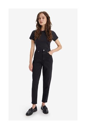 شلوار جین مشکی زنانه پاچه لوله تفنگی Levis - کد 885684091