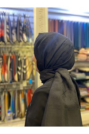 شال مشکی زنانه پنبه ای Aker - کد 885688294