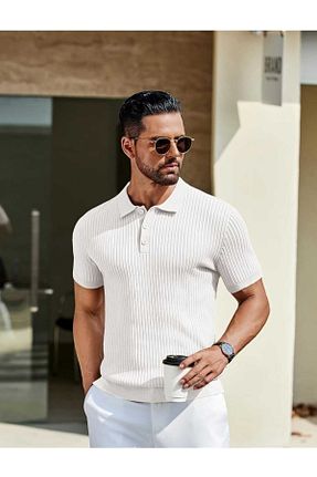تیشرت سفید مردانه اسلیم فیت youknitwear you - کد 885682087
