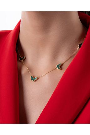 گردنبند طلا طلائی زنانه 14 عیار YCL JEWELLERY - کد 885689109