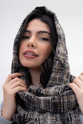 شال مشکی زنانه کشمیر SOFT AKSESUAR - کد 885697120