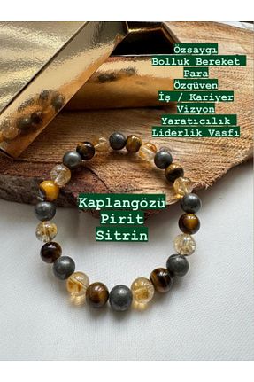 دستبند جواهر رنگی زنانه سنگ طبیعی STORE ZARMAN - کد 885693996