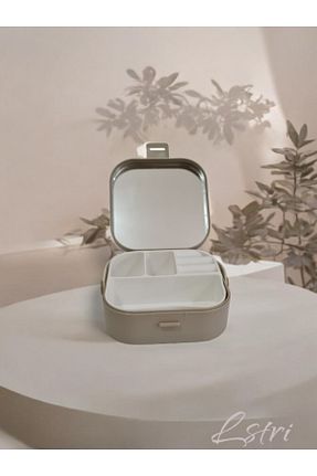 نظم دهنده جواهرات و آرایش بژ پلاستیک lstri - کد 885707557