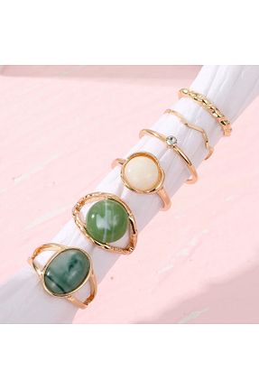 انگشتر جواهر فیروزه ای زنانه Takıtolia - کد 885714838