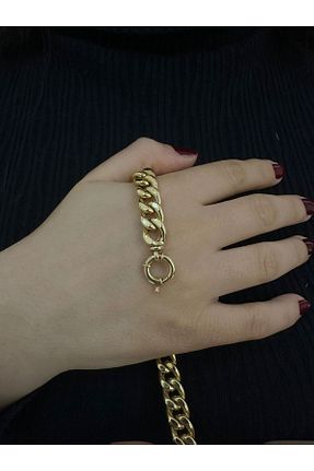 دستبند طلا زرد زنانه 14 عیار Recep Turan Kuyumculuk - کد 885708283