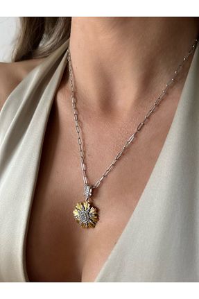 گردنبند استیل ( فولاد ) طلائی زنانه استیل ضد زنگ İNN JEWELLERY - کد 885727720