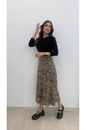 دامن رنگی زنانه بافتنی MODA - کد 885743143
