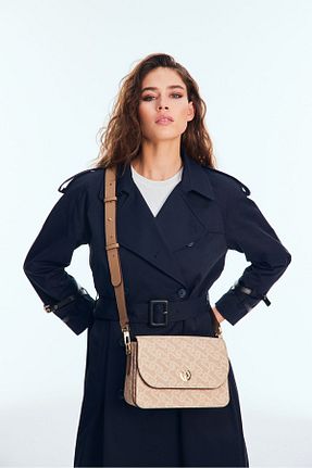 کیف پستچی بژ زنانه چرم مصنوعی U.S. Polo Assn. - کد 841500314