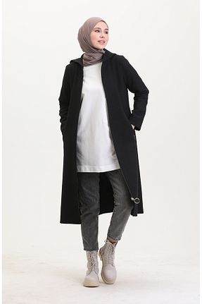 کلاه و ابایا مشکی زنانه بافتنی sefamerve - کد 885746140