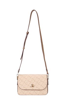 کیف پستچی بژ زنانه چرم مصنوعی U.S. Polo Assn. - کد 841500314