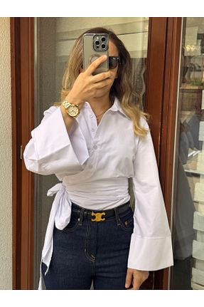پیراهن سفید زنانه اسلیم فیت Marka - کد 885751318