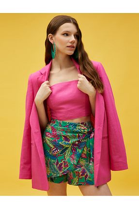 شلوارک و برمودا سبز زنانه رگولار Koton - کد 711652342