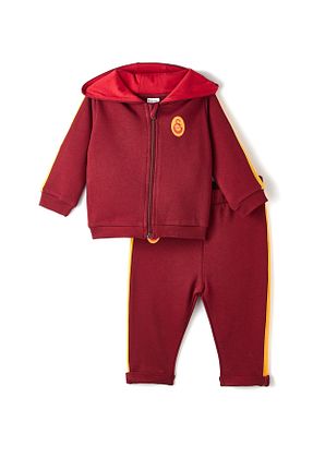 ست گرمکن زرشکی بچه گانه رگولار Galatasaray - کد 885752861